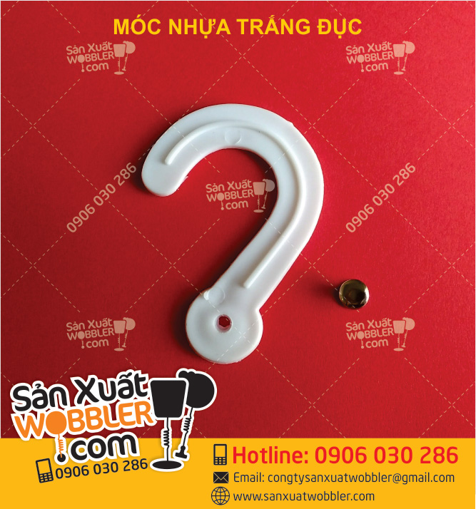 Móc nhựa đục, móc nhựa hanger giấy - Wobbler Quang Hưng - Công Ty TNHH MTV In ấn Quang Hưng